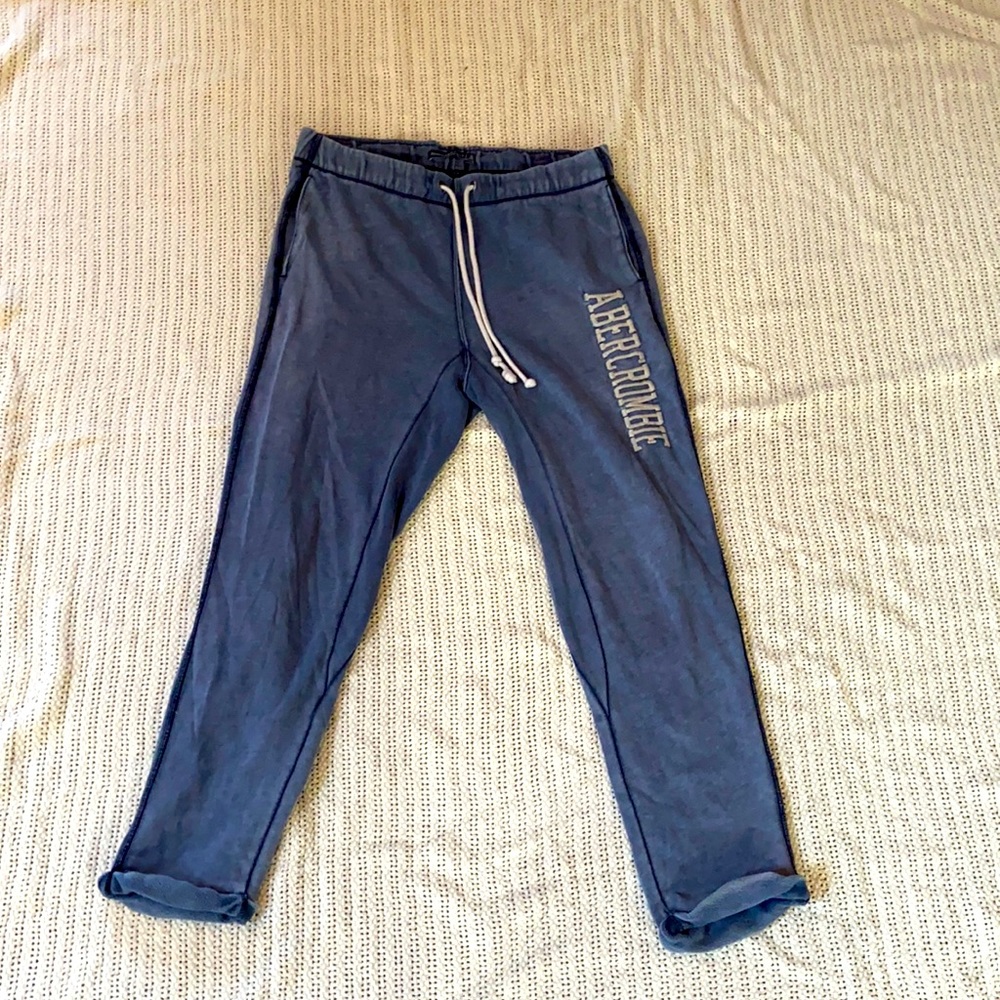 Abercrombie&fitch blue sweatpants